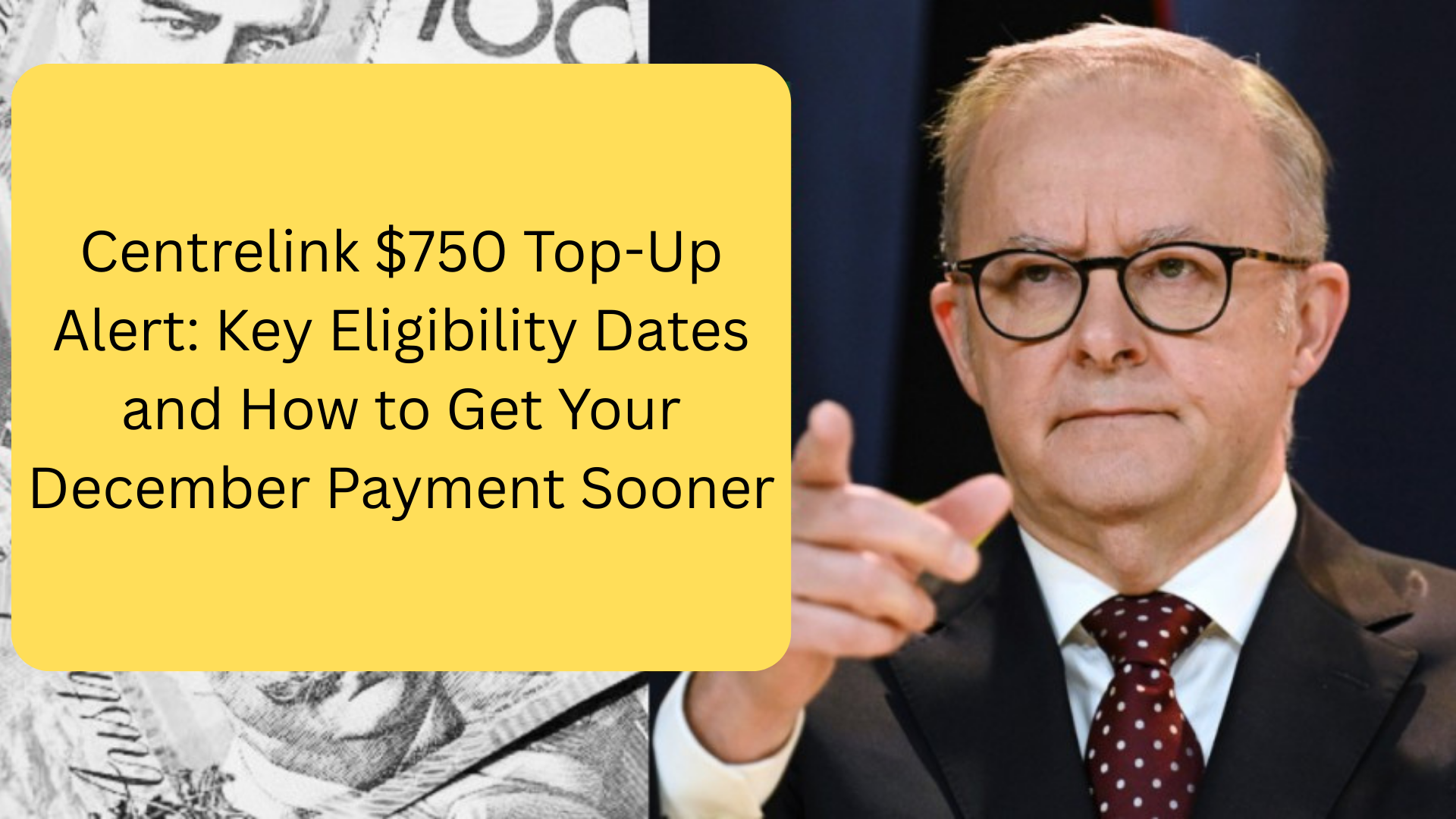 Centrelink $750 Top-Up Alert article image